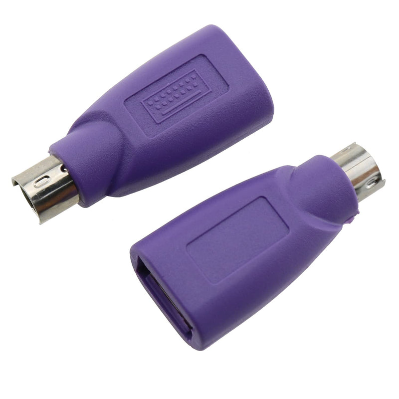 Usb To Ps2 Adapter, 2Pcs Usb Female To Ps/2 Male Converter Adapter For Mouse K