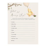 Winnie The Pooh Baby Shower Game Cards, What Did Mommy Say, Set Of 30, Party Games & Activities, Decorations