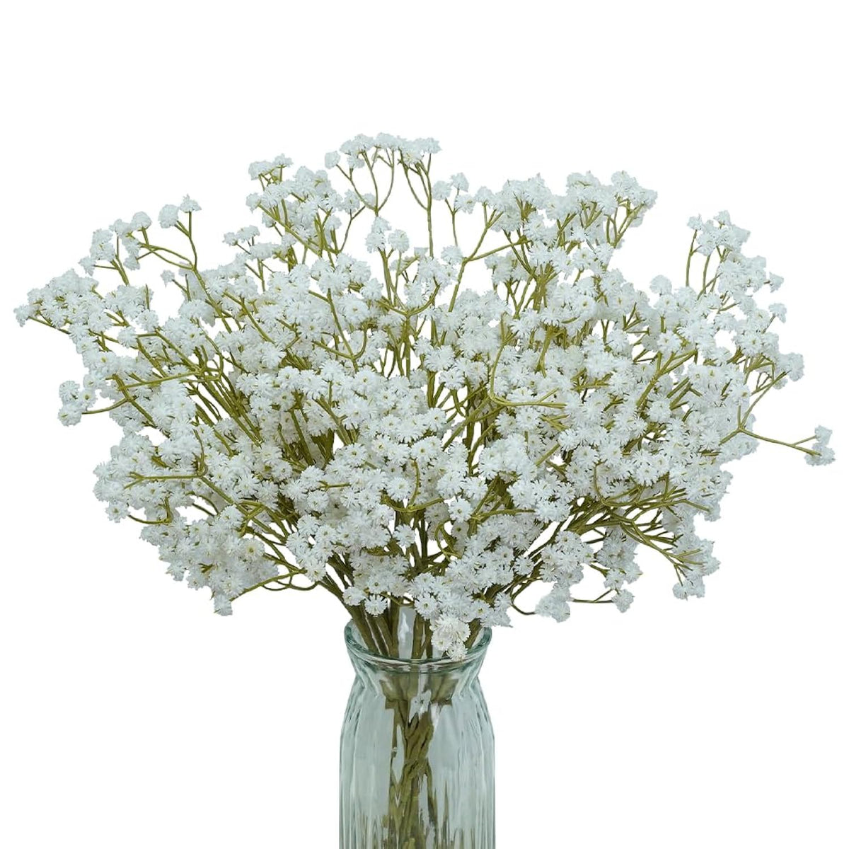12Pcs Babys Breath Artificial Flowers Realistic Fake Baby Breath Flowers Artificial Bulk Fake Flowers White Flowers For Wedding Party Centerpieces Spring Decorations For Home