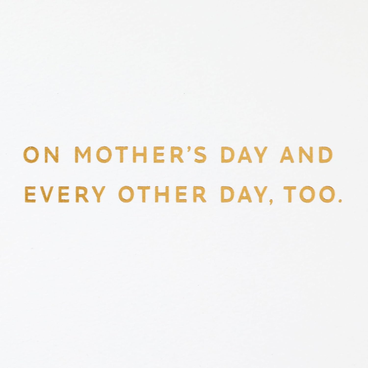 Hallmark Signature Mothers Day Card for Mom from Son or Daughter (Love You)