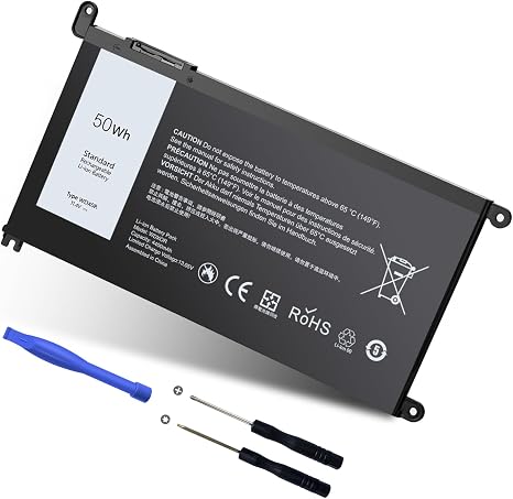 Upgraded 50Wh WDX0R Laptop Battery Replacement for Dell Inspiron 15 5570 5567 7579 5565 Series