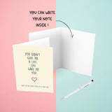 Valentines Day Card For Mom And Dad – Sweet Bday Card With Envelope For Him Or Her – Happy Birthday Mom And Dad – Birthday Gifts For Loved Ones