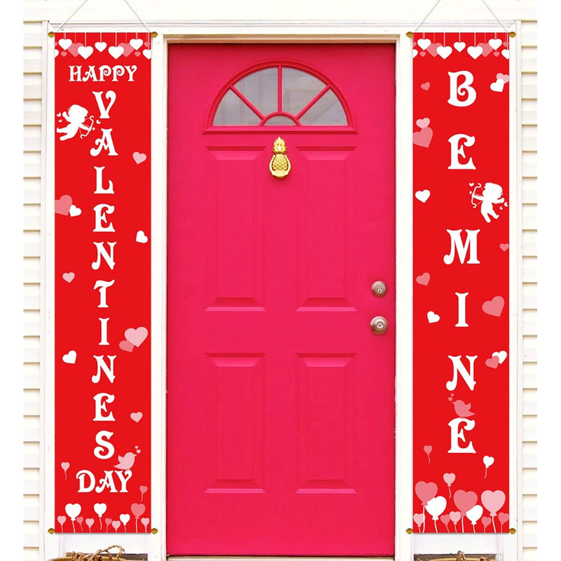 Valentine’S Day Banner Decorations -V-Day Porch Sign Door House Party