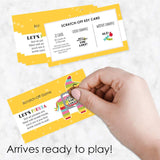 Big Dot of Happiness Let's Fiesta - Mexican Fiesta Party Game Scratch Off Cards - 22 Count