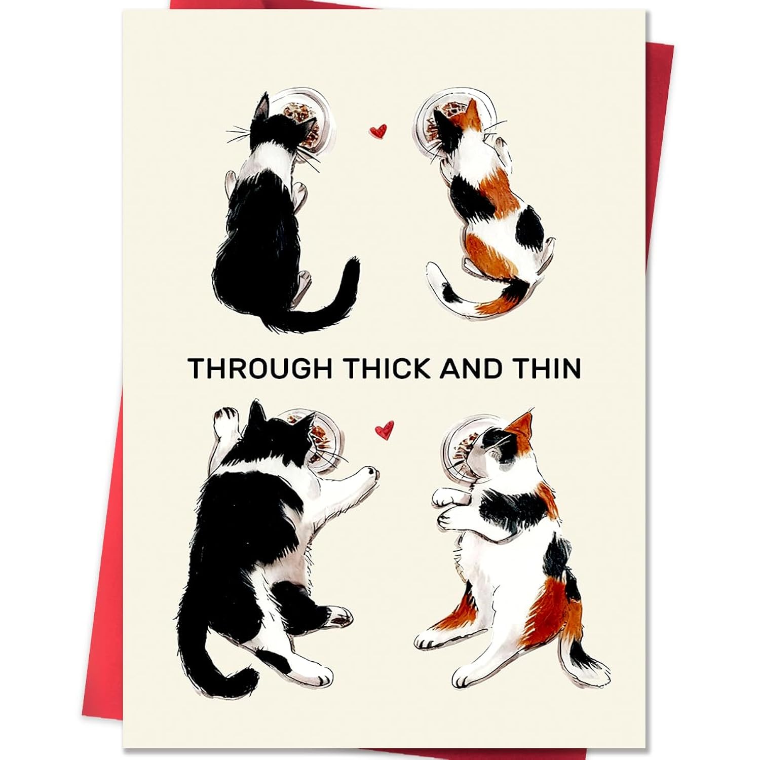 Valentines Day Cards For Husband Wife, Funny Valentine'S Day Card Gifts For My Lover, Through Thick And Thin