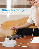 2 Pack 20W USB C PD Fast Charger with 10FT USB C to Lightning Cable Apple MFi Certified for iPhone 14 13 12 11 iPad