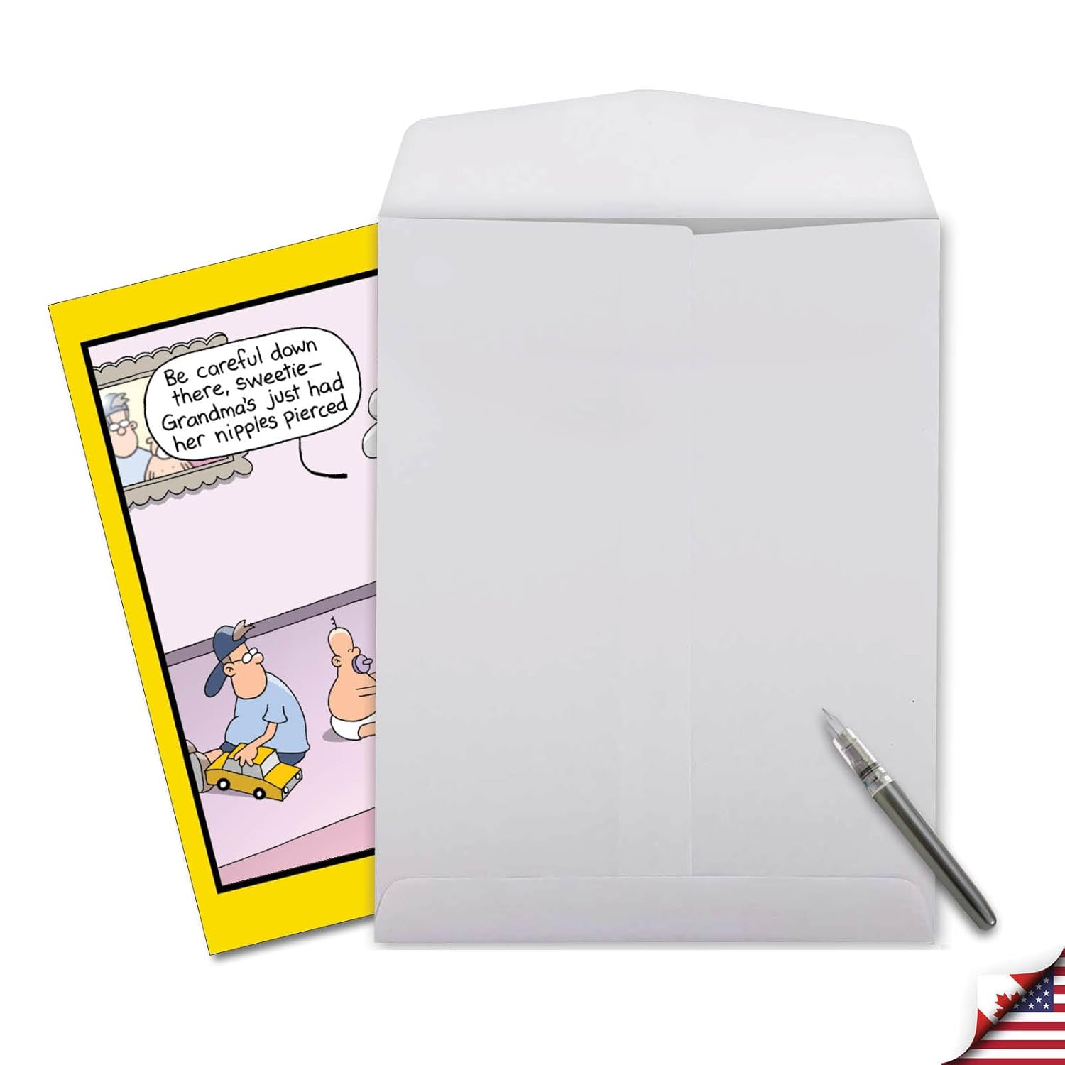 - Funny Mother'S Day Greeting Card (8.5 X 11 Inch) - Jumbo Comic, Cartoon Humor For Mom - Grandma'S Piercings J4160Mgg