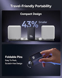 100W 3 Port USB C Fast Wall Charger Foldable Compact Power Adapter for MacBook iPhone iPad Samsung