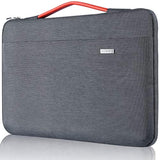 360°Laptop Sleeve Case 14 15 Inch Compatible With Macbook Air 15 M2/M3/M4 2022-2025, Macbook Pro 15, Hp Chromebook 14, Waterproof Computer Bag Cover With Handle, Grey