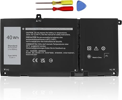 Dell JK6Y6 40Wh Laptop Battery Replacement for Latitude 3410 3510 Vostro 5401 5501