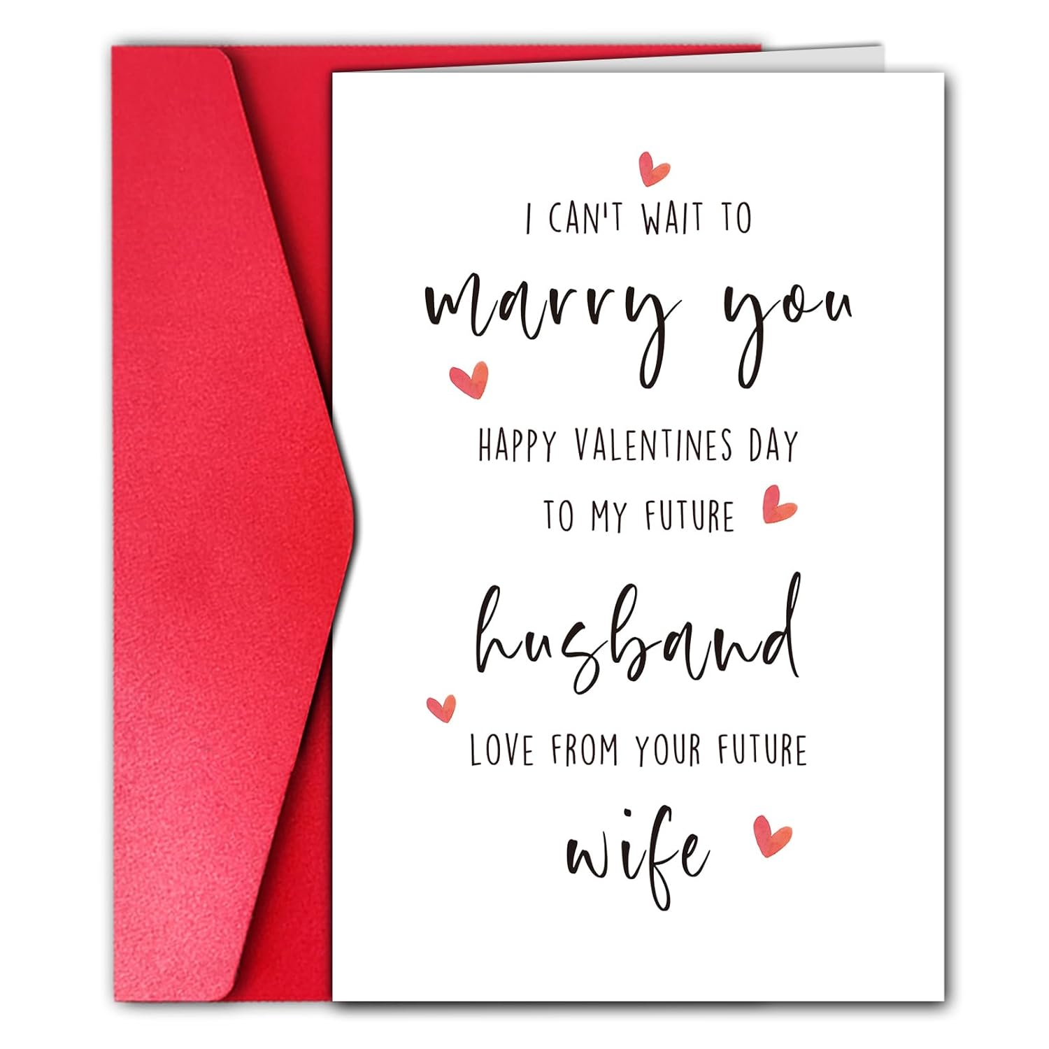 Fiance Valentines Day Card, Future Husband Valentine’S Day Card, Card From Fiancee, I Can’T Wait To Marry You