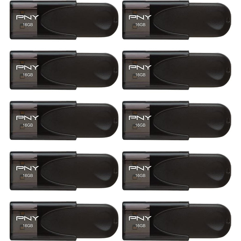 16Gb Attaché 4 Usb 2.0 Flash Drive, 10-Pack