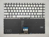 Laptop Replacement Spanish Layout Keyboard For Hp 14-Ck 14-Cd 14-Cm 14-Dg 14-Dq 14S-Dq 240 G7 245 G7 246 G7.Pavilion X360 14-Cd 14-Dh.Pavilion 14-Ce Silver With Backlit