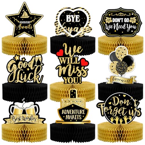 9 Pcs Going Away Farewell Party Decorations We Will Miss You Centerpieces