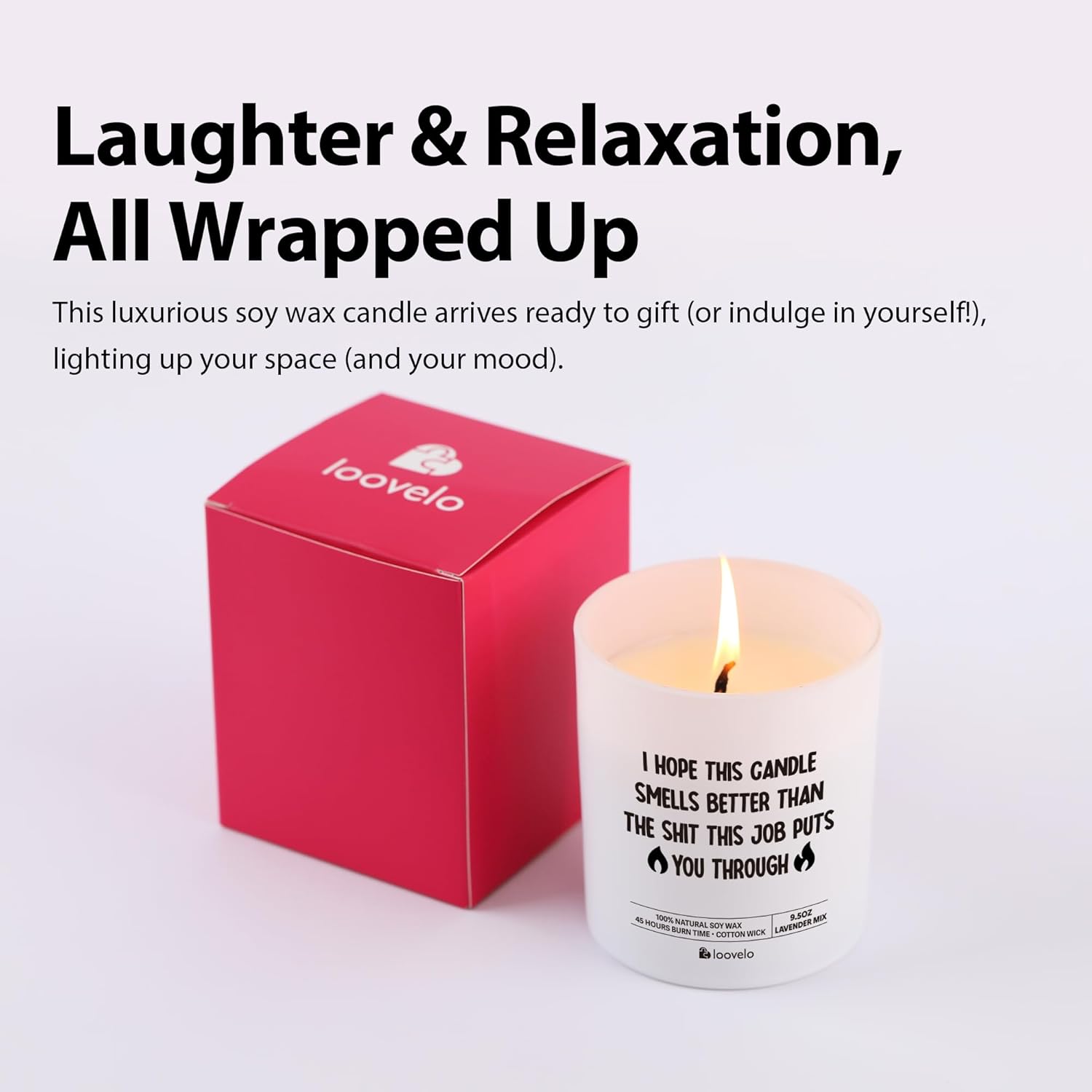I Hope This Candle Smells Better Than The Shit I Put You Through I'M Sorry I Love You Apology Gift For Him Her Mom Dad Scented Candles Home Office Jar Candles Lavender Sage Soy Wax Candles 9.5 Oz