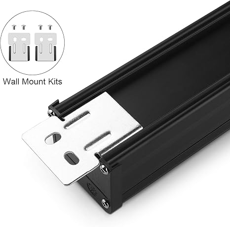 Heavy Duty Metal Power Strip with 16 Outlets 6FT Extension Cord 15A 1875W Wall Mount Black