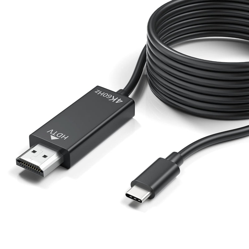 Usb-C To Hdmi Cable 4K@60Hz Video Adapter Cable - Dp-Alt Mode, 1.8M/6Ft