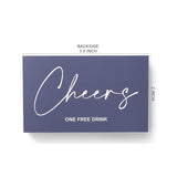 100 Free Drink Tickets Drink Tokens For Party Wedding Halloween Work Event Party Bar Dark Navy Blue Type2