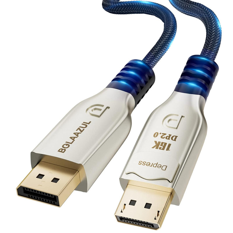 8K Displayport 2.0 Cable 3Ft, Newly Released 16K Dp Cable 2.0 (16K@60Hz 8K@120