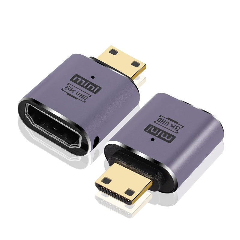 8K Mini Hdmi To Hdmi Adapter 2.1 Version Mini Hdmi Male To Hdmi Female Connect