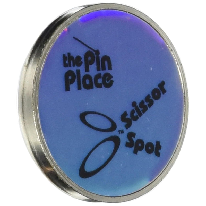 Blue Feather Scissor Spot/Pin Place Magnetic Holder-