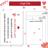 Funny Valentines Day Card For Husband Boyfriend Wife Girlfriend,Naughty Valentines Day Gifts For Women Men,Happy Valentines Gifts For Her
