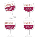 Drink If Game - But First, Wine - Wine Tasting Party Game - 24 Count