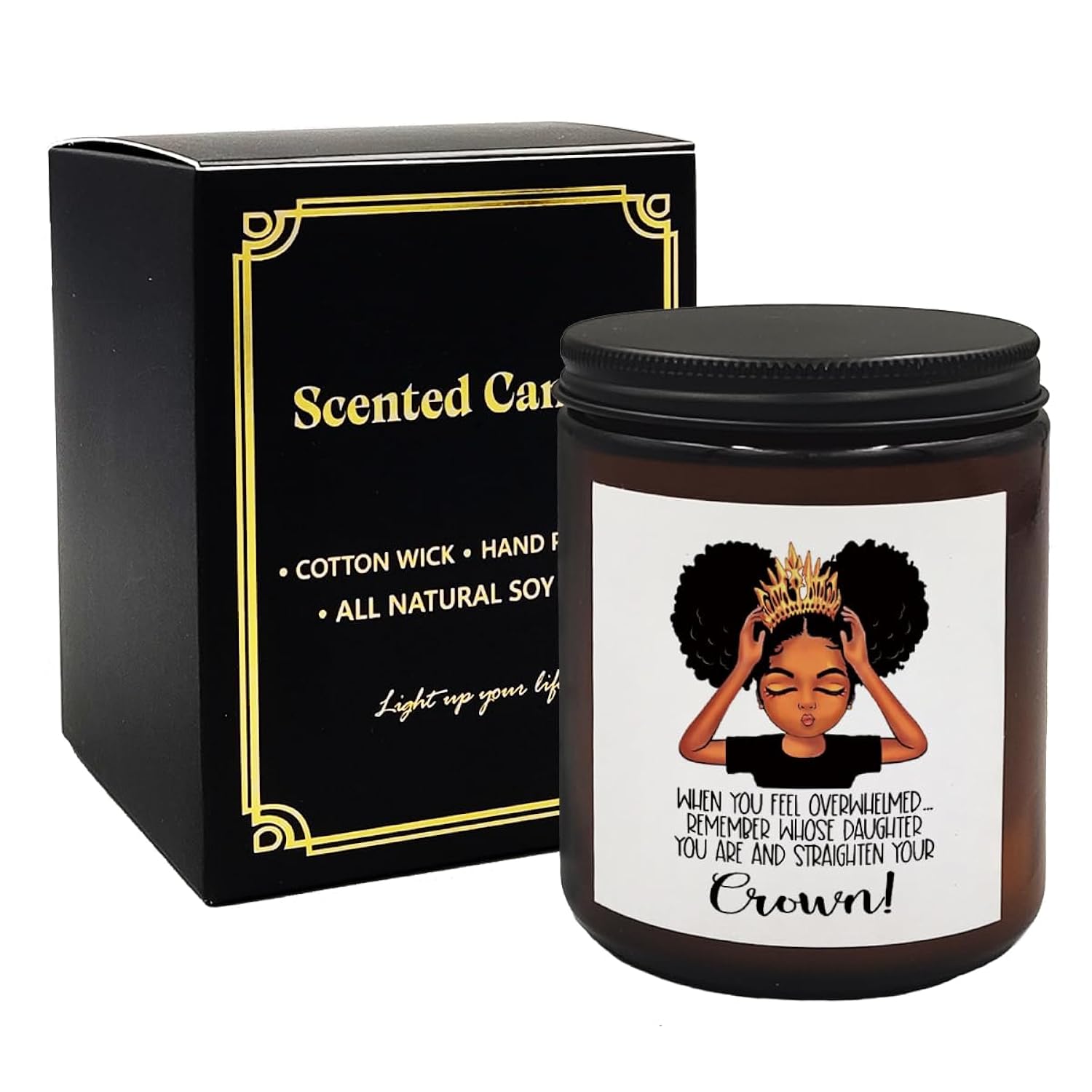 Black Girl Magic Gift, Daughter Gift From Mom Dad, Birthday Gifts For Daughter, Sentimental Gifts For Daughter, Black Girl Magic Candles Gifts