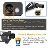 Power Supply For Czjutai Jt-Dc300V0200-C Christmas Lighting With 6 Hour Timer, For Christmas Tree Lights (1)
