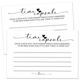 50 Funny Baby Time Capsule Cards For 1St Birthday Or Baby Shower Game Activity, Advice And Wishes Cards, And Anniversary Cards For Baby Shower Party Supplies.4 X 6 Inch