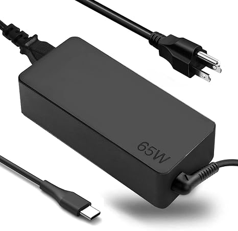 65W USB C Laptop Charger Power Adapter for Lenovo ThinkPad Yoga Chromebook ADLX65YDC2A