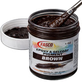 Brown Pigment For Epoxy Resin & Gelcoat – Concentrated Colorant - 4 Oz