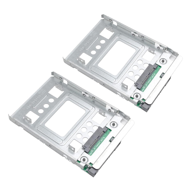 2.5" Ssd To 3.5" Sata Hard Disk Drive Hdd Adapter Caddy Tray Cage Hot Swap Plu