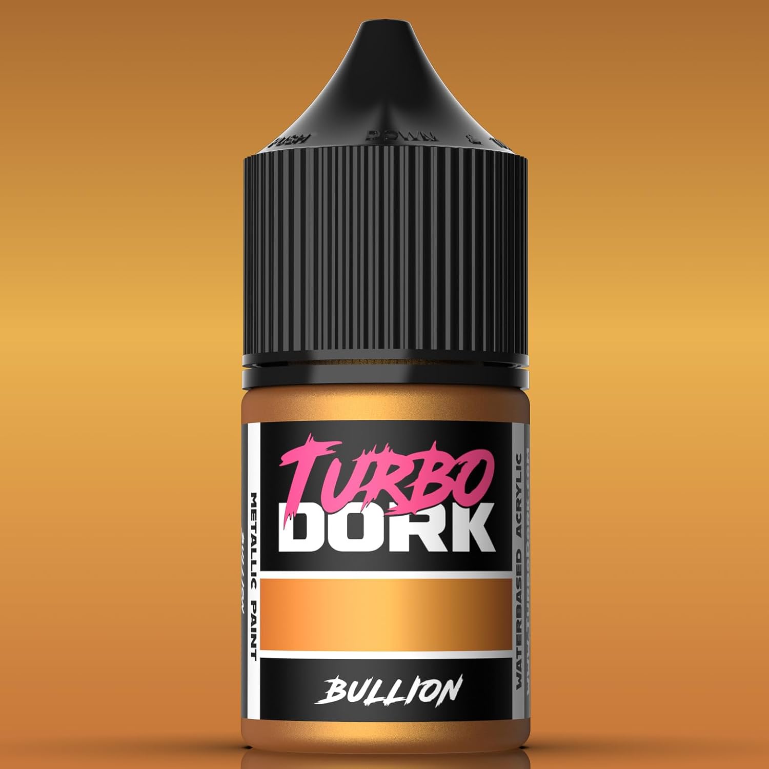 Bullion Metallic Acrylic Paint 22Ml Bottle - Water-Based Non-Toxic Metallic Finish Paint