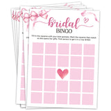 Bridal Shower Games 30 Guests, Bingo Bridal Shower Wedding Games For Reception, Rehearsal Dinner Engagement Party Activities Game Card/Hl 009