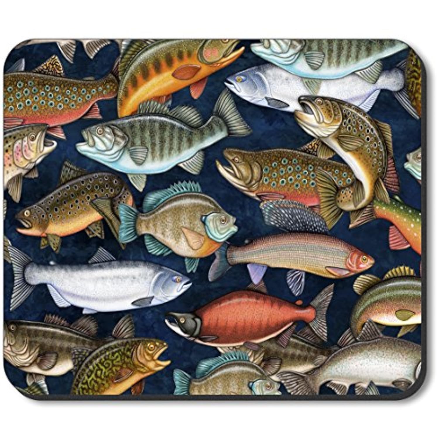 Brand Mouse Pad - Fresh Water Fish - Image By Dan Morris