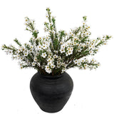 Artificial Flowers For Decoration, 6Pcs 26Inch White Wintersweet Fake Flowers,Faux Flowers For Vase,Faux Floral Stems For Wedding Party Kitchen Home Decorations (6, White Wintersweet)