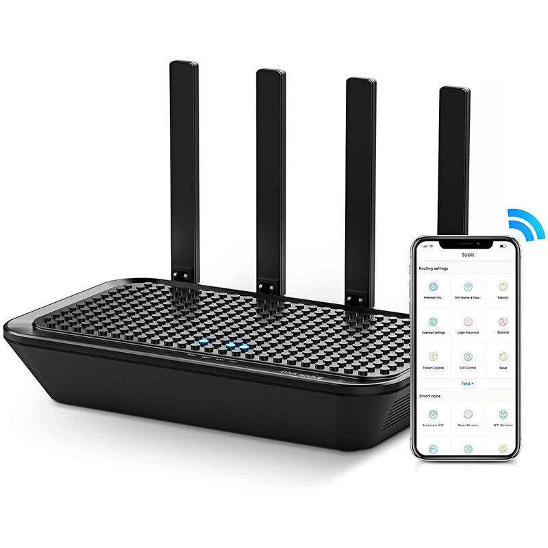 Wifi Router- Ac2100 Dual-Band Smart Wi-Fi Router Upgrades To 2033 Mbps (5G) Hi