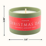Christmas Day Luxury Candle - Christmas Festive Decor | Pine, Cranberry, Eucalyptus & Tonka | Handcrafted Non-Toxic Phthalate-Free Cruelty-Free Coconut Wax Holiday Candle 5 Oz