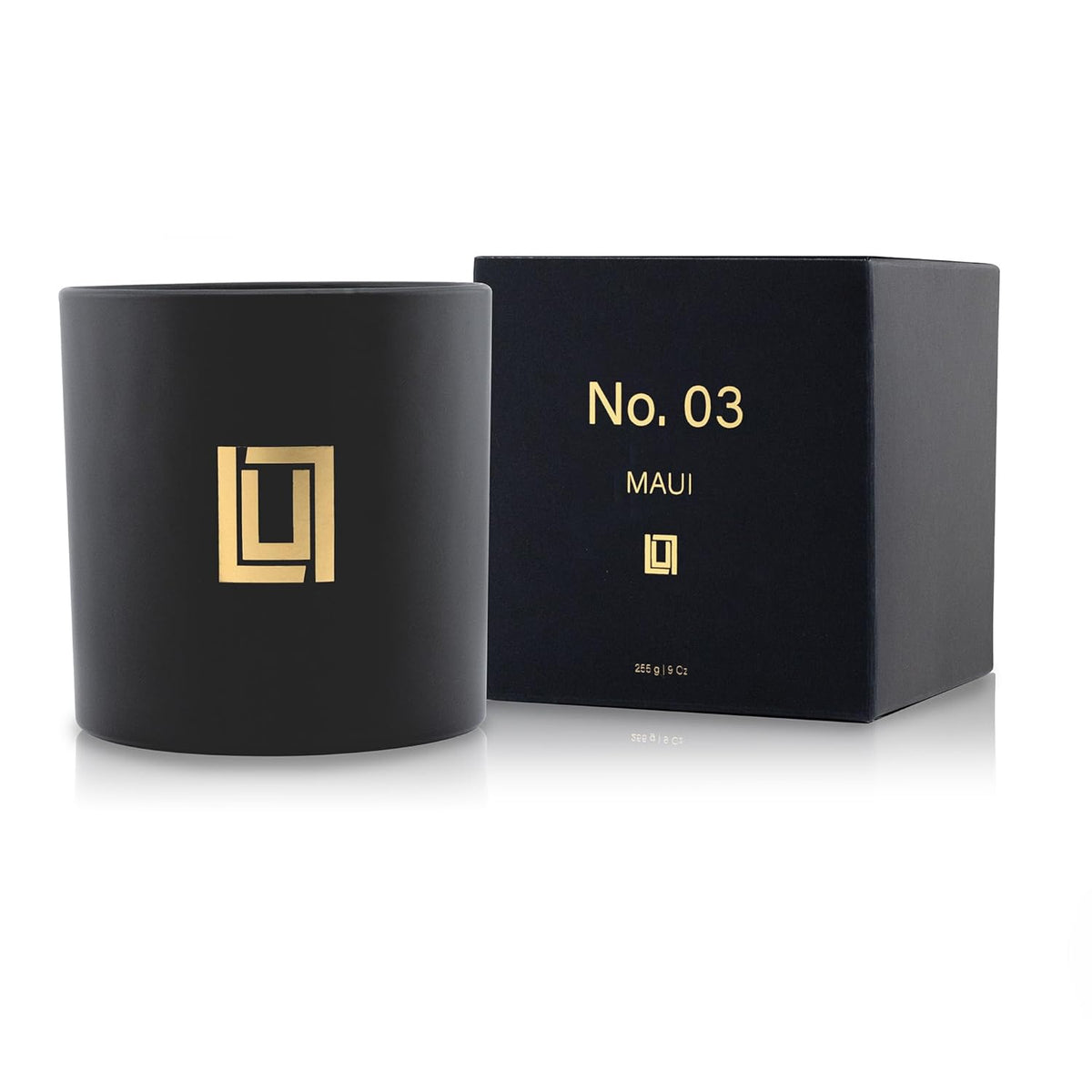 | No. 03 Maui | Island Mango, Sicilian Citrus, Vanilla | Luxury Scented Soy Jar Candle | Hand Poured In The Usa | Highly Scented & Long Lasting (9 Oz. Jar Candle)