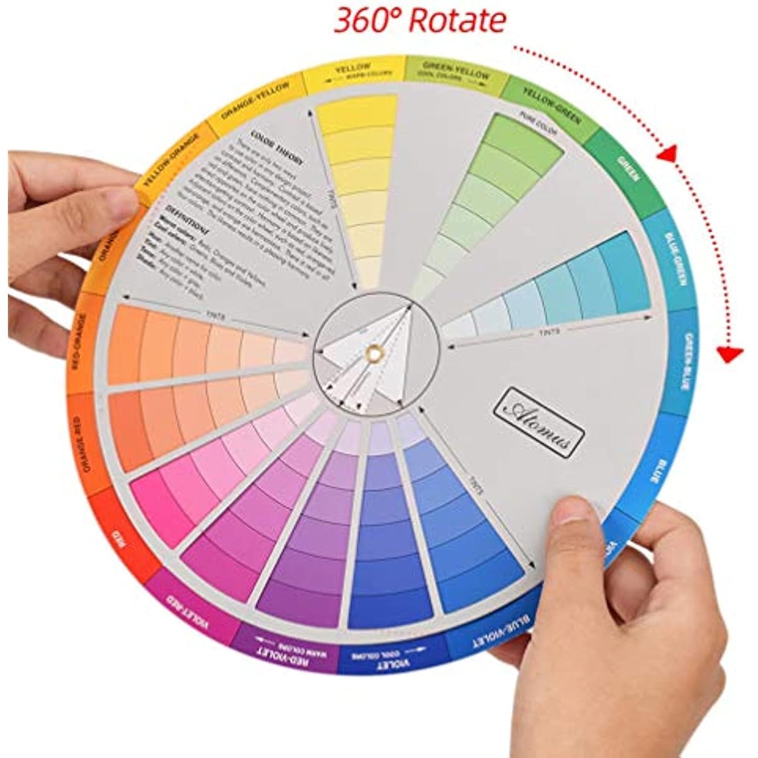 Color Wheel Mixing Guide,Color Matching Color Wheel,Color Learning ...