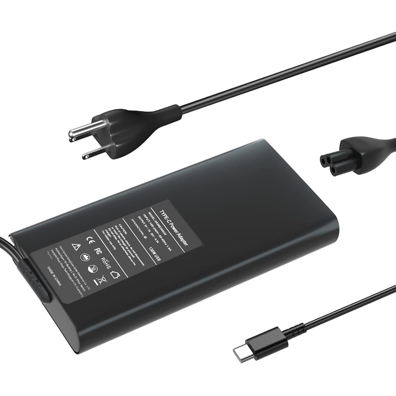 New 130W Dell Laptop Charger Usb C Type C Ac Power Adapter For Dell Xps 15 17