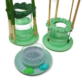 Ultimate Rinse Cup Paint Brush Cleaner (Green, Mug) – Non-Spill Paint Water Cup & Brush Cleaner With Brush Holder, Squeegee Lips & Drip Tray For Acrylic, Watercolor & Art Supplies