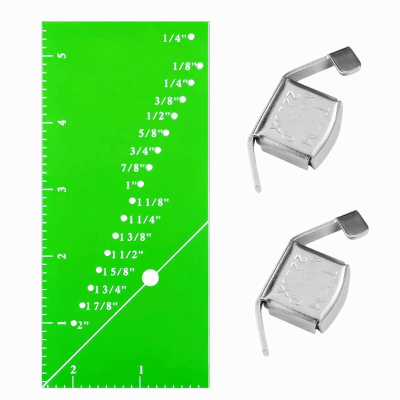 Seam Allowance Ruler And 2 Magnetic Seam Guide For Sewing Machine, Ideal Quilt