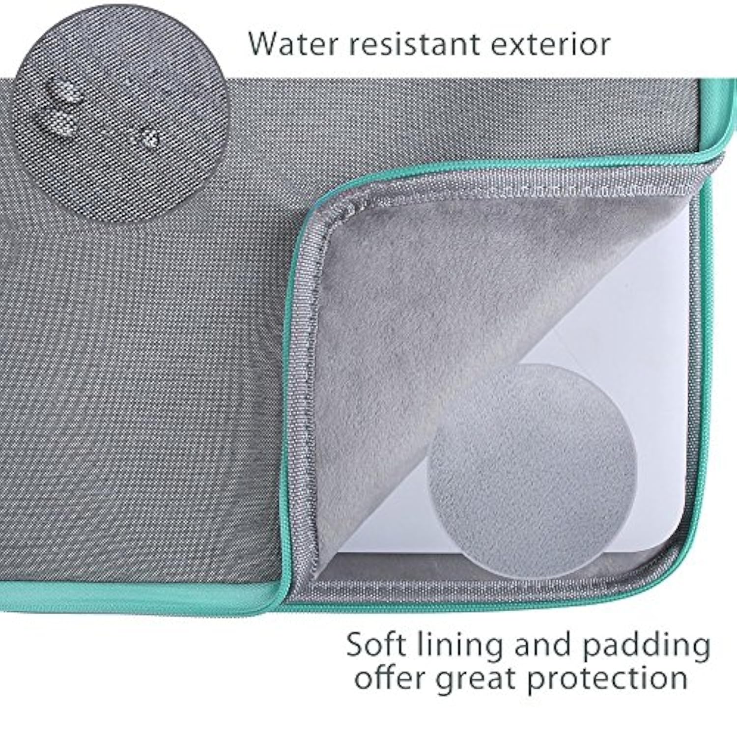 ProCase Laptop Sleeve Case, 13 inch Laptop Bag Compatible with MacBook HP Dell Lenovo ASUS Chromebook -LightGrey