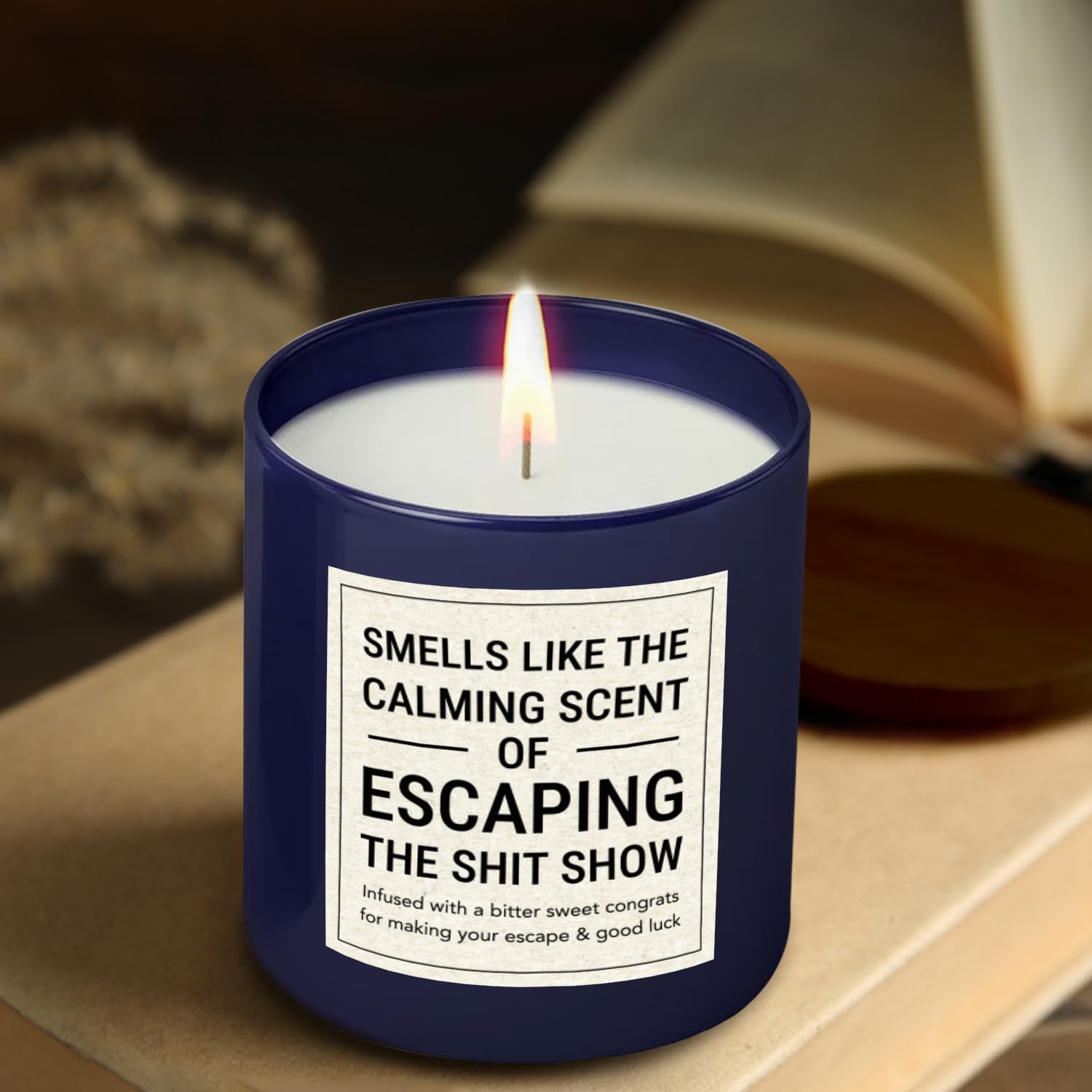 Retirement Gifts, Farewell Gift, Goodbye Present For Coworkers, New Beginnings Gifts For Women Men, Gift For Coworkers Friends Work Bestie Boss Leader - 8 Oz Candle
