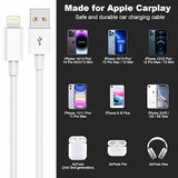 3FT Apple CarPlay USB A to Lightning Fast Charging Cable for iPhone 14 13 12 11