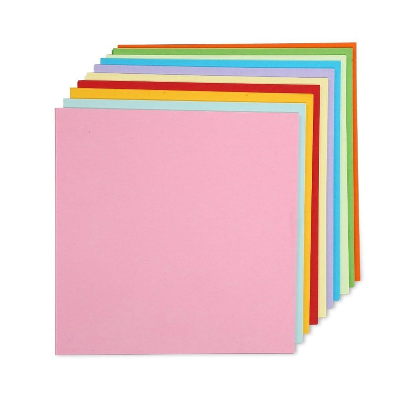 100 Sheets Colored Double Sided Paper Crane Folding Origami Paper 6-Inch By 6-