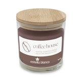 Coffee House Scented Candle 14.5Oz – Soy Wax Candle With Wooden Lid, Long Lasting, Home Decor Candle For Bedroom, Kitchen – Gift For Coffee Lovers, Men, Women, Housewarming
