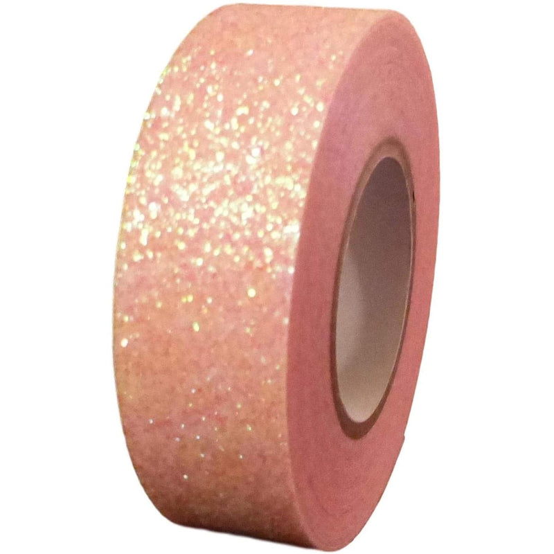 Iridescent Pink Glitter Washi Tape Decorative Craft Self Adhesive Stick On Sti